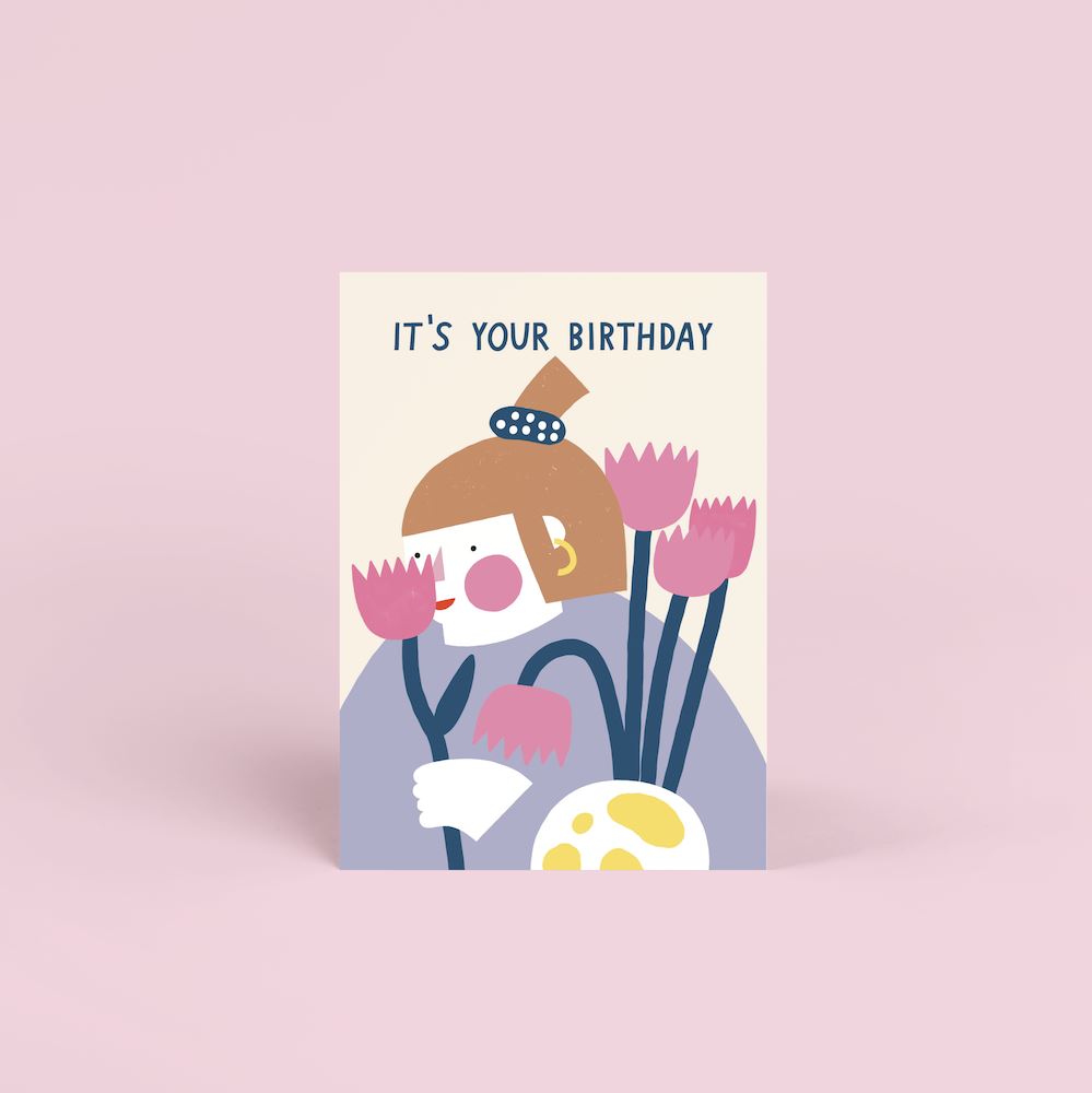 Postkarte "It's your birthday" Postkarte Jane Holtewert