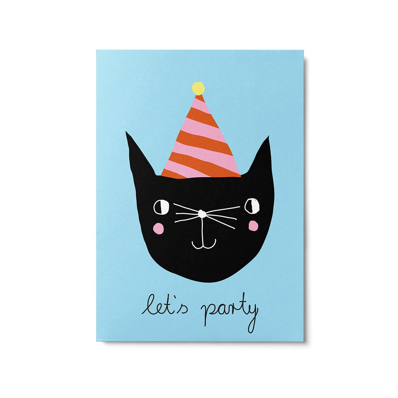Postkarte "Let's party" Postkarte Unter Pinien