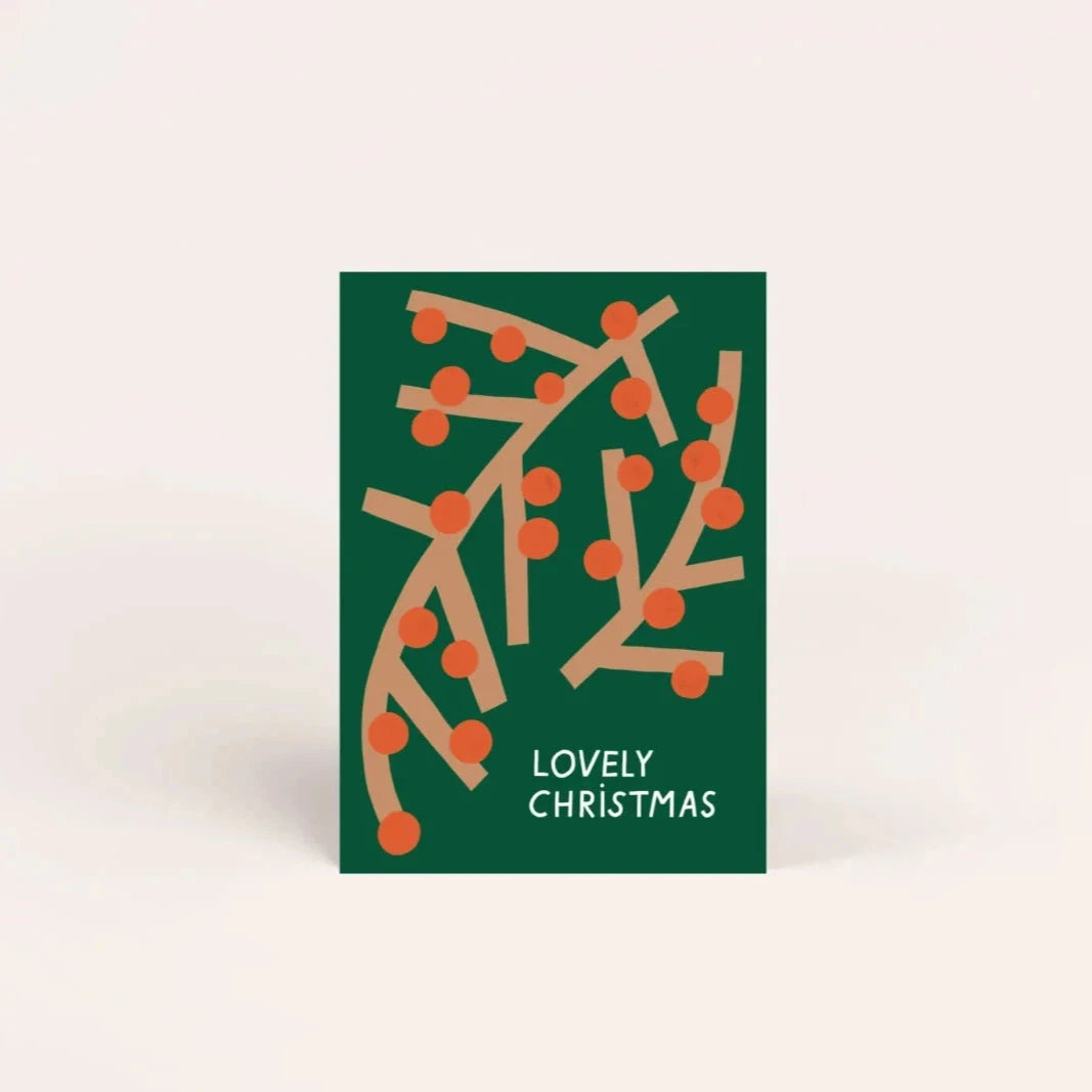 Postkarte "Lovely Christmas" Postkarte Jane Holtewert