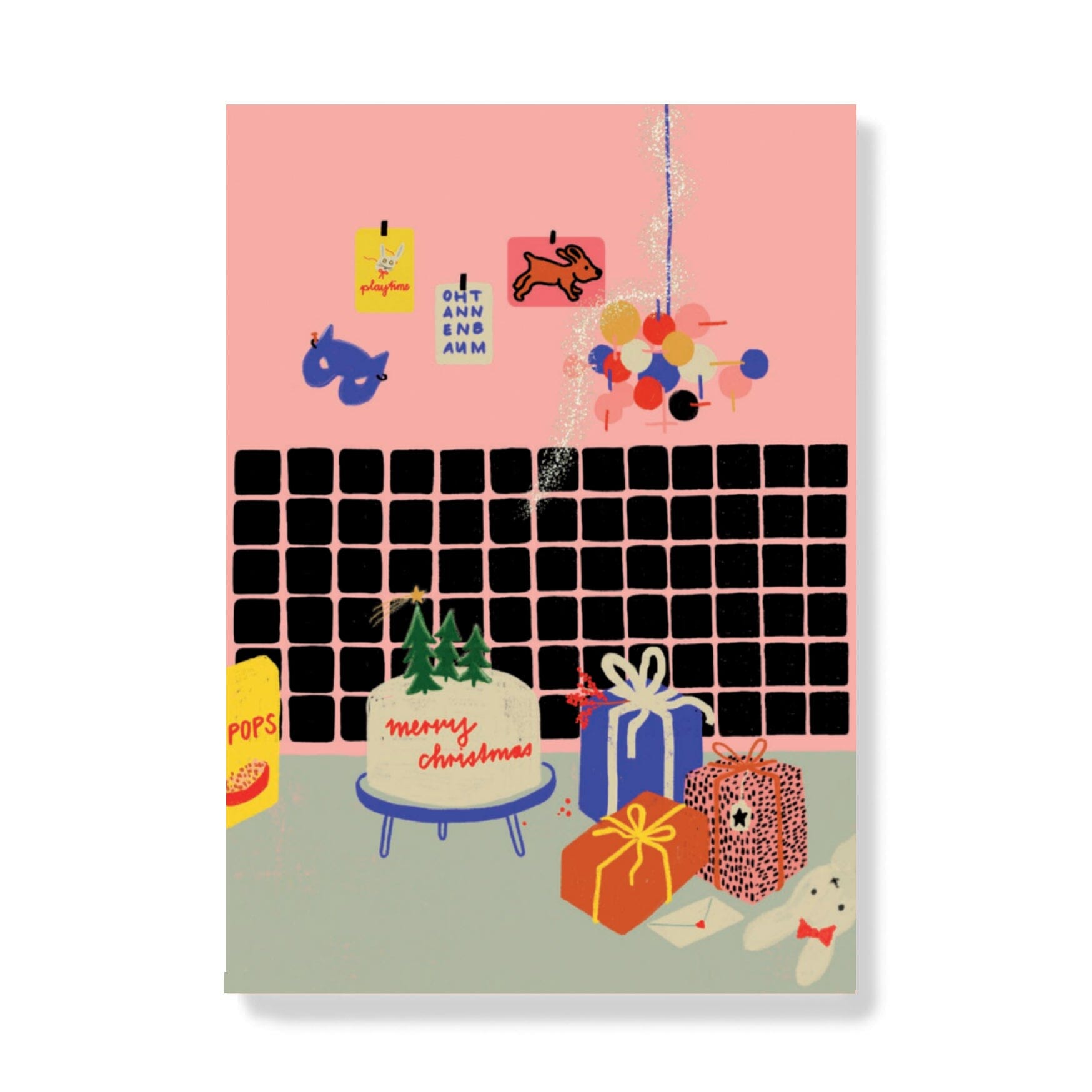 Postkarte "Merry Christmas - Kitchen" Postkarte Framboise und Ketchup