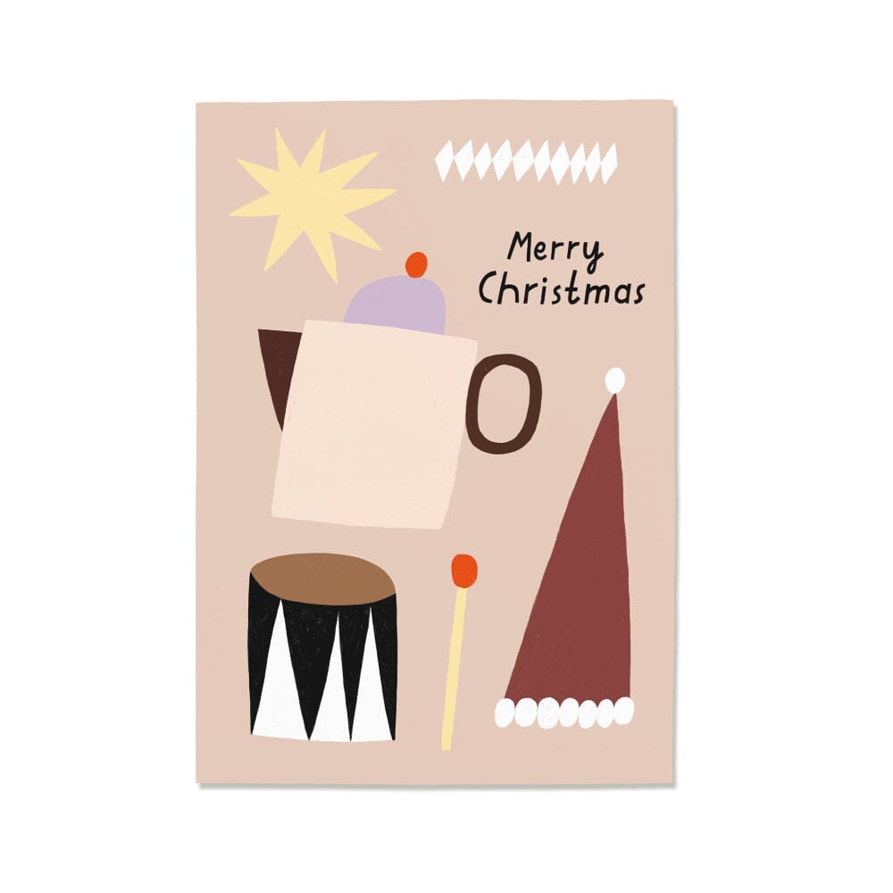 Postkarte "Merry Christmas" Postkarte Nuukk