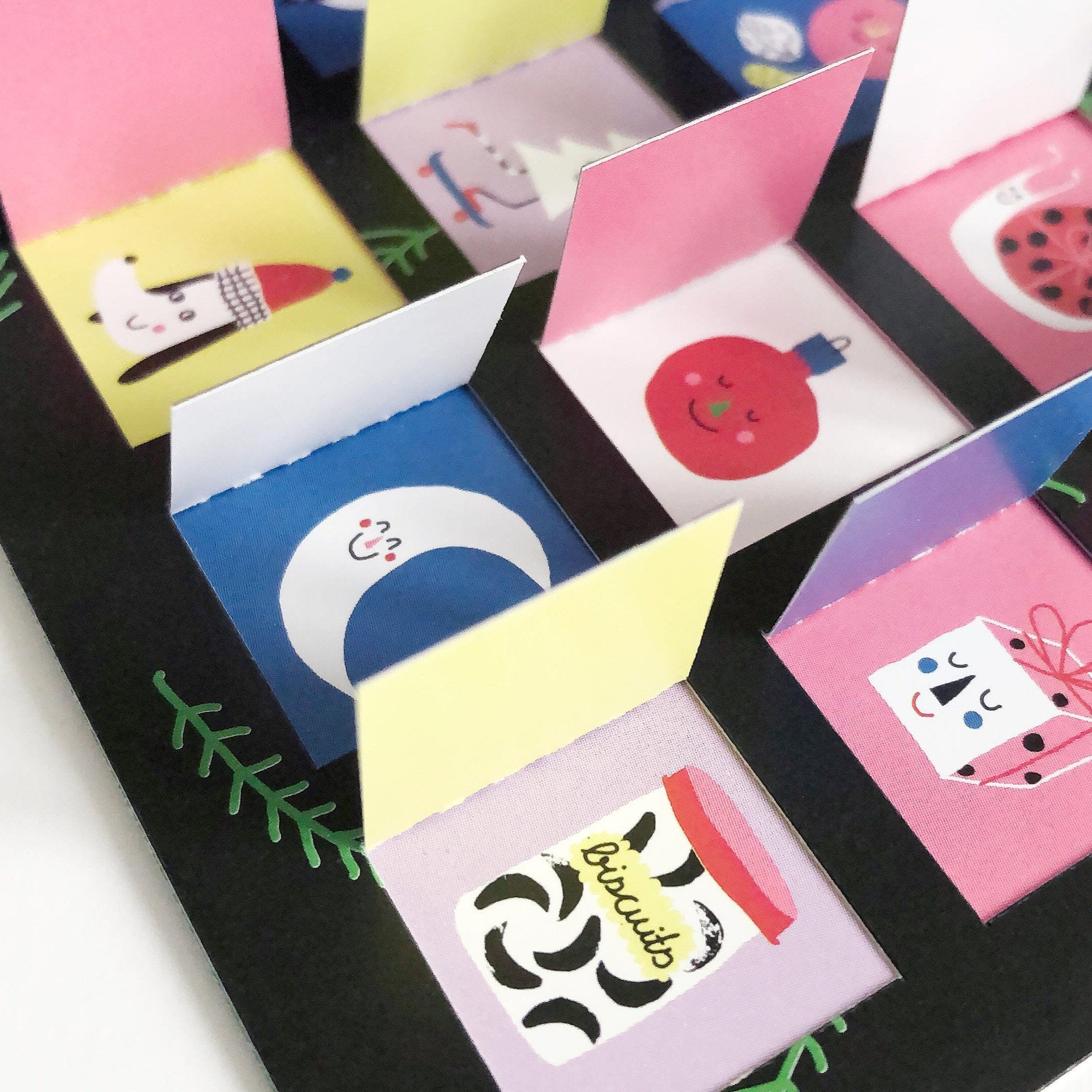 Postkarte "Mini Adventskalender" Postkarte Unter Pinien