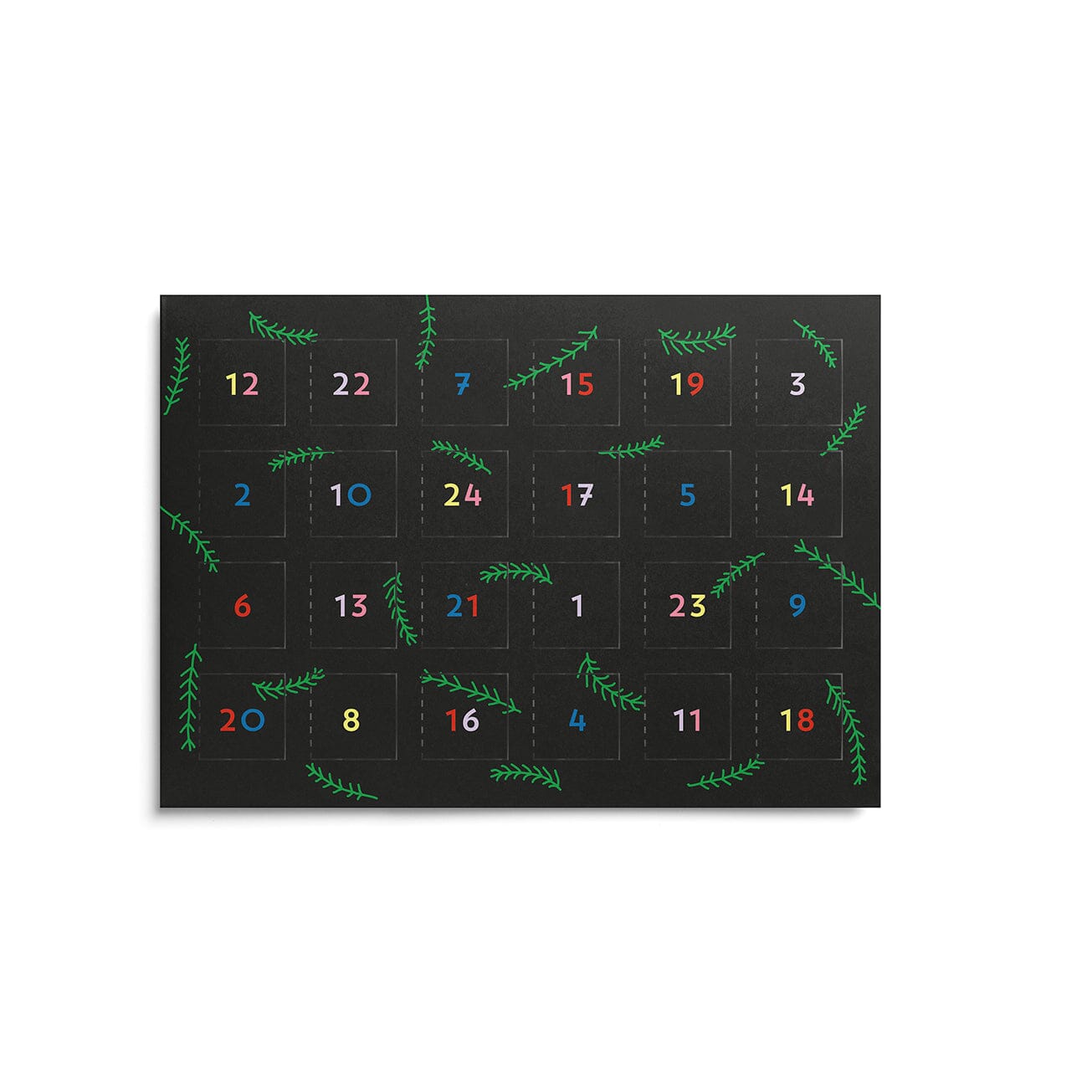 Postkarte "Mini Adventskalender" Postkarte Unter Pinien