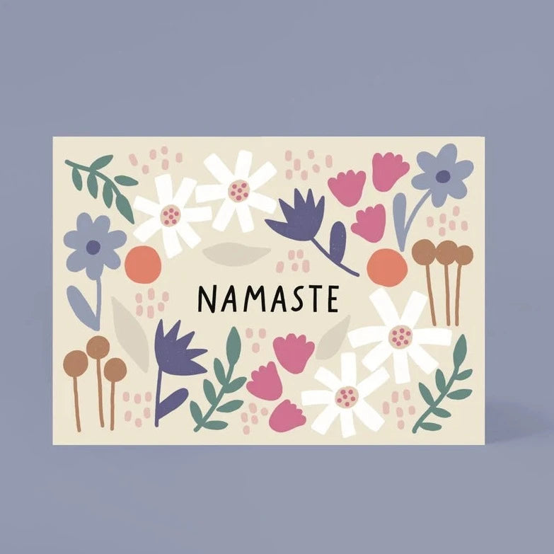 Postkarte "Namaste" Postkarte Jane Holtewert