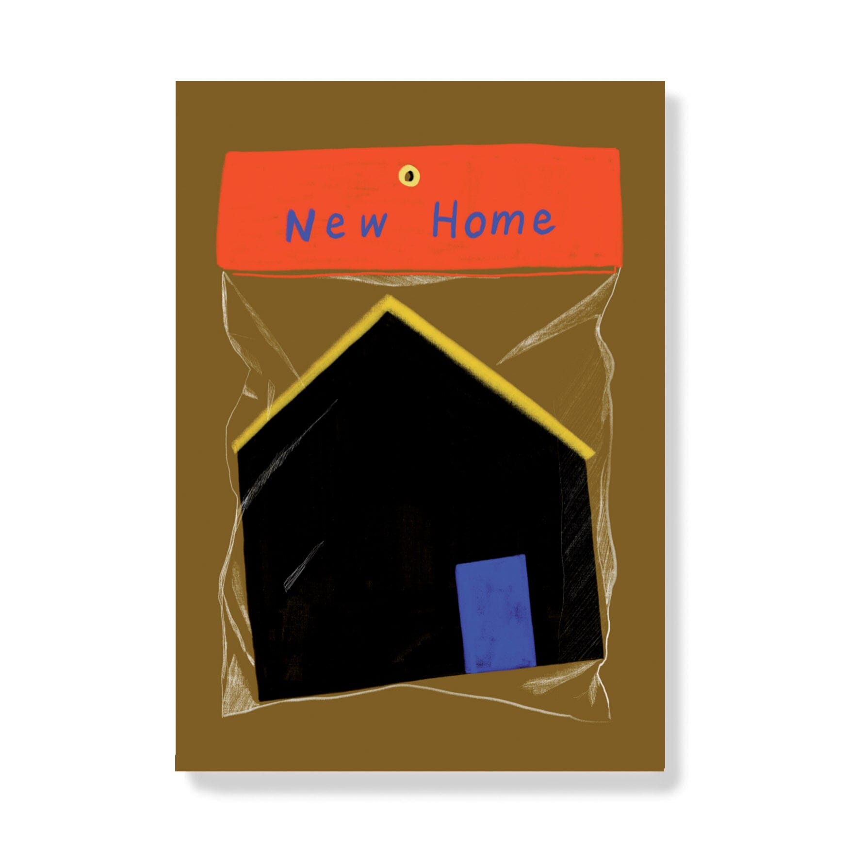 Postkarte "New Home" Postkarte Framboise und Ketchup