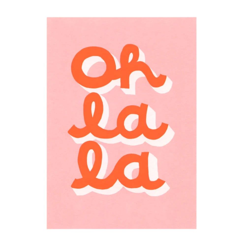 Postkarte "Oh La La" Postkarte Deli Cards