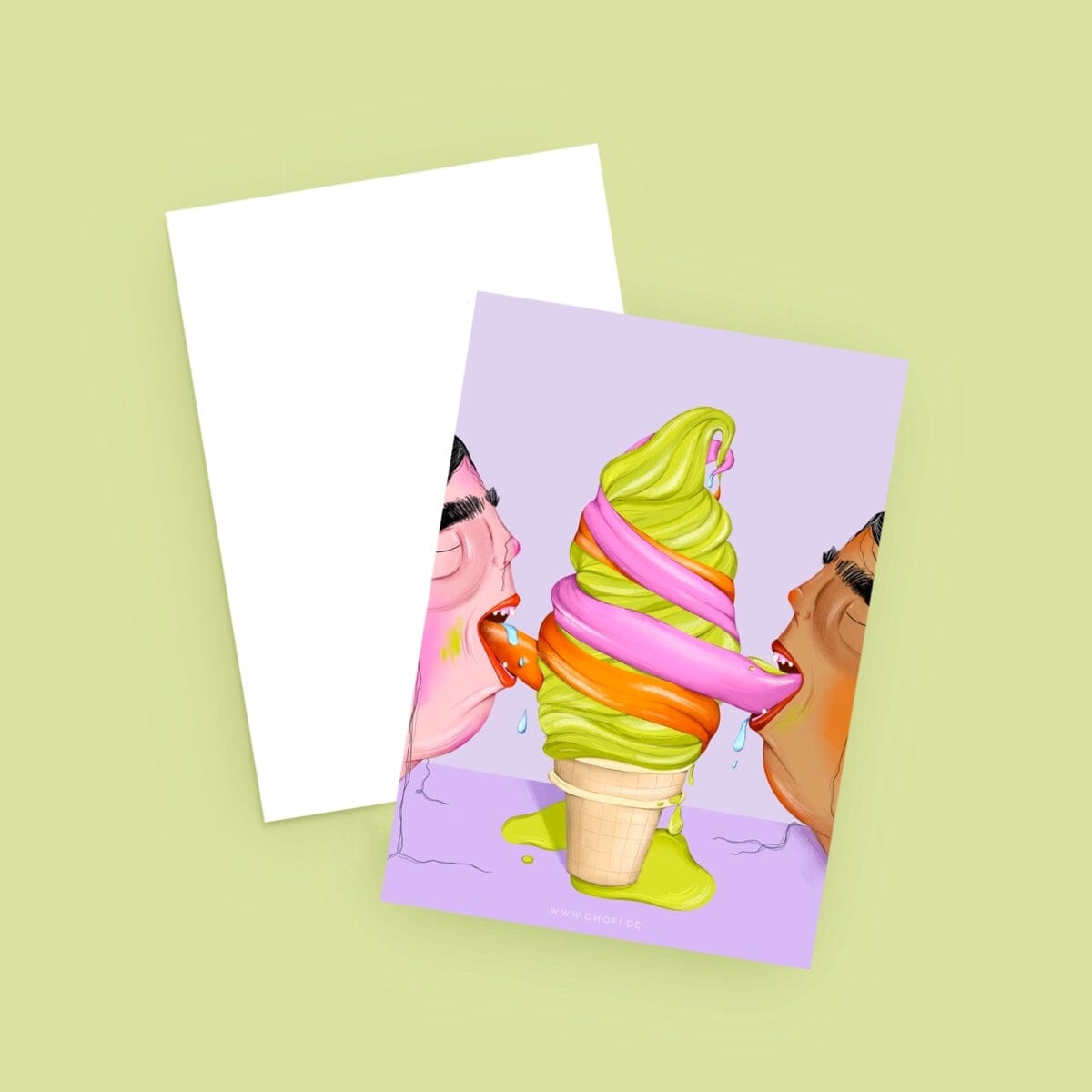 Postkarte "Soft" Postkarte Oh Ofi