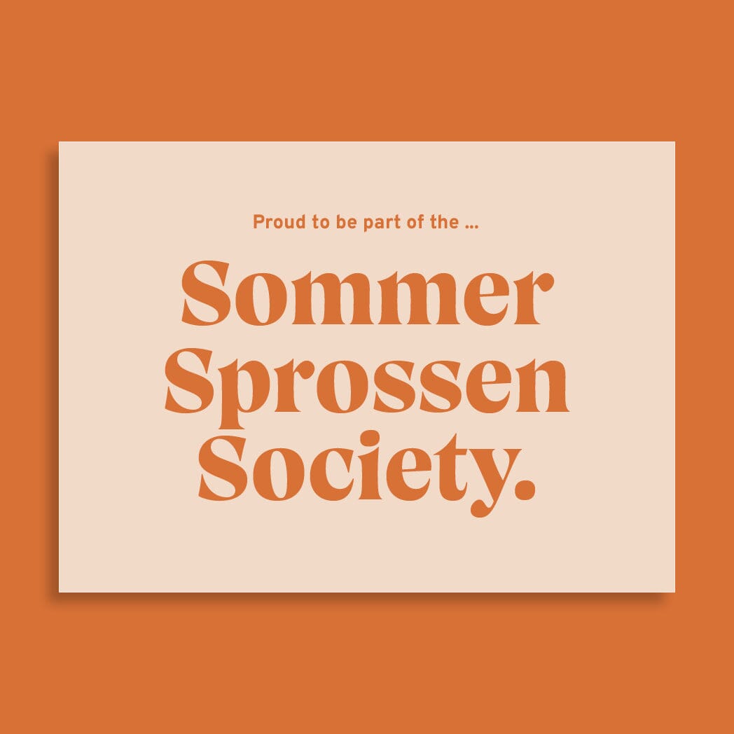 Postkarte "Sommer Sprossen Society." Postkarte Family Tree Studio
