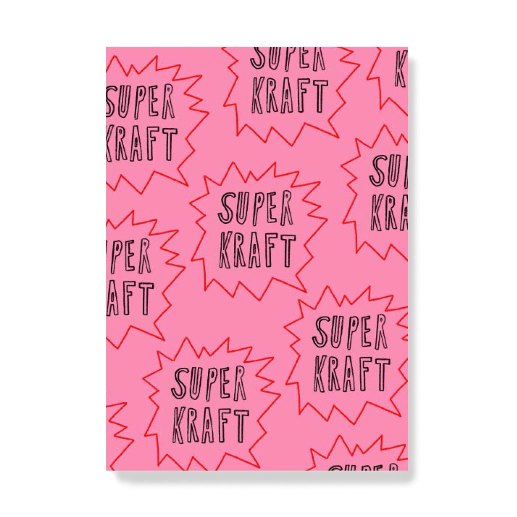 Postkarte "Superkraft pattern" Postkarte Framboise und Ketchup