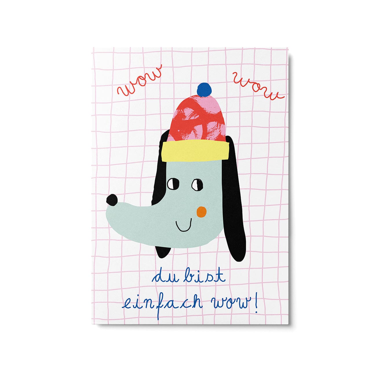 Postkarte "Wauw" Postkarte Unter Pinien