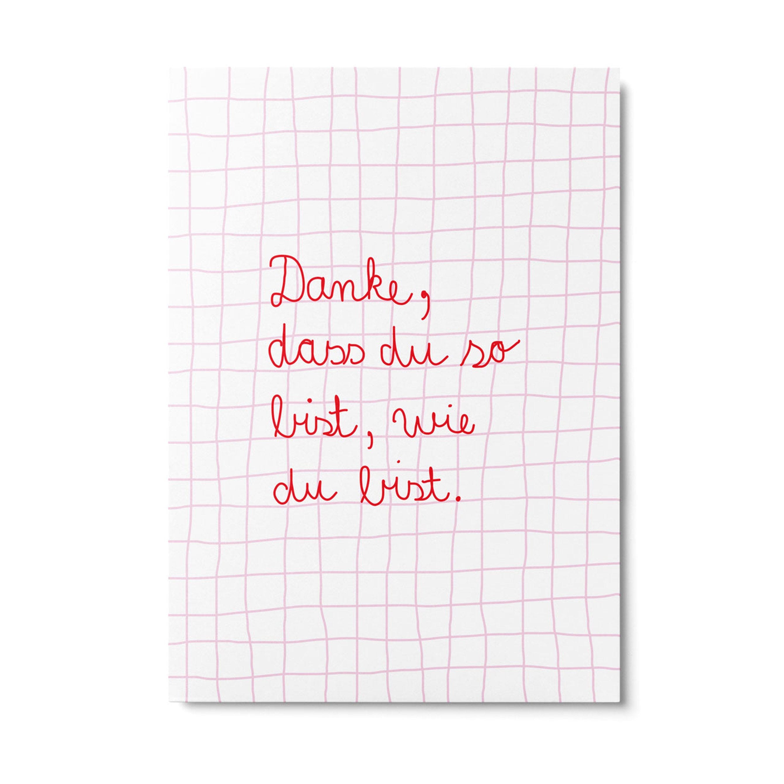 Postkarte "Wie du bist" Postkarte Unter Pinien