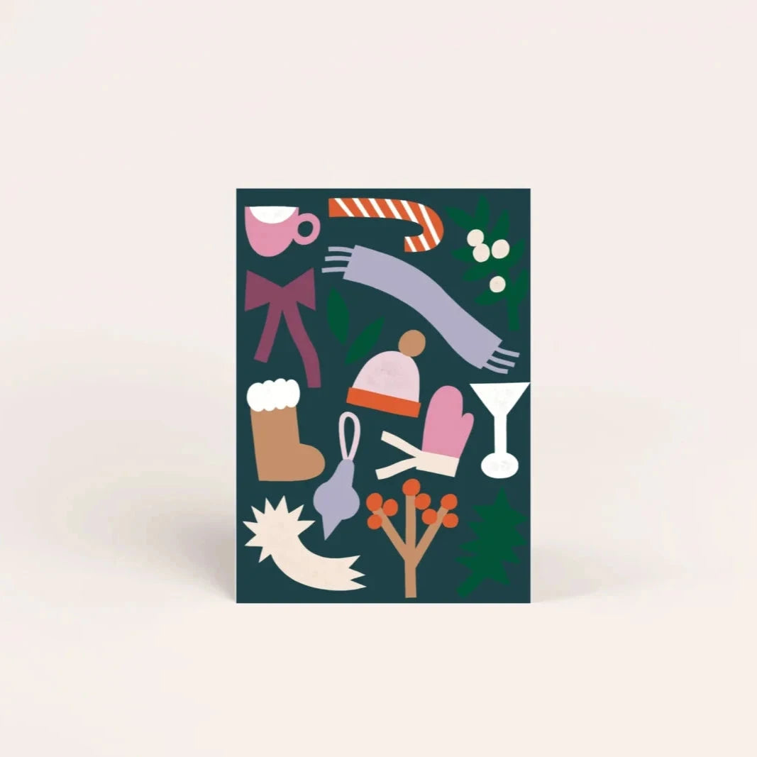 Postkarte "Wimmelbild Weihnachten" Postkarte Jane Holtewert