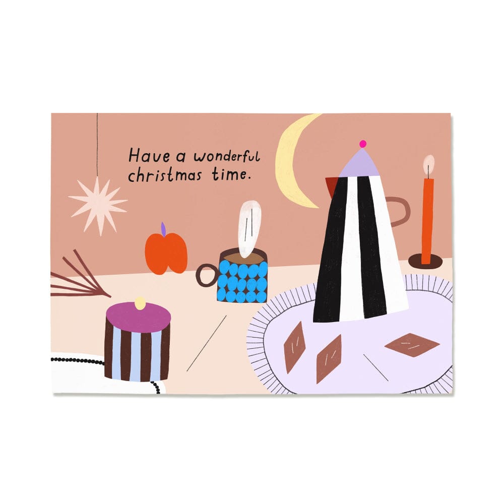 Postkarte "Wonderful Christmas Time" Postkarte Nuukk