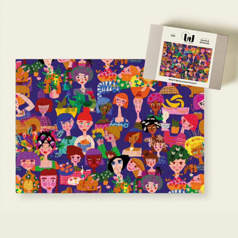 Puzzle wonderpieces "What if spring lasted forever?" Puzzles Familiar Faces Verlag