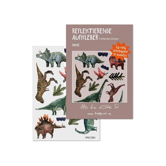 Reflektierende Sticker "Dinos" Sticker Halfbird