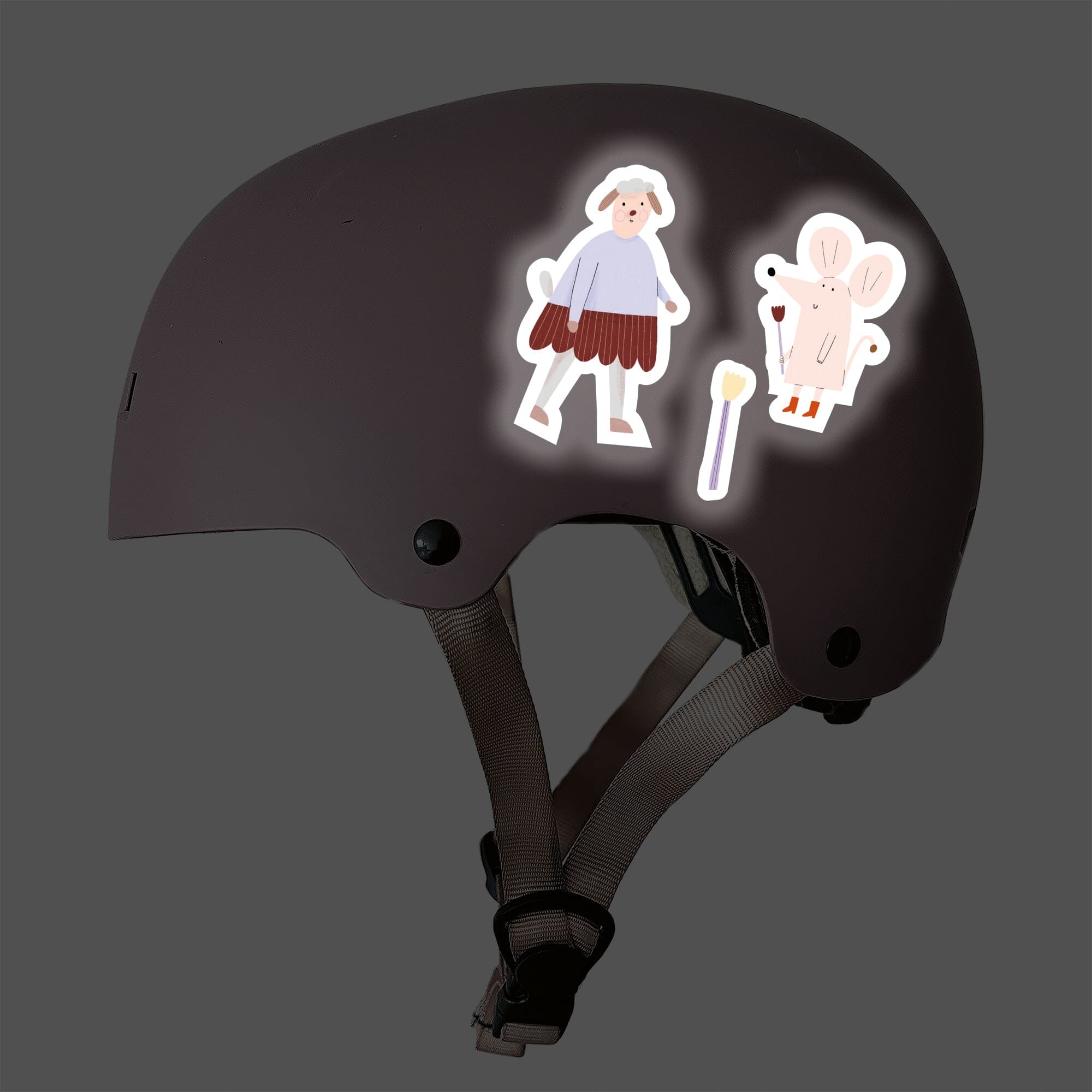 Reflektierende Sticker "Mäuse" Porzellansticker Nuukk
