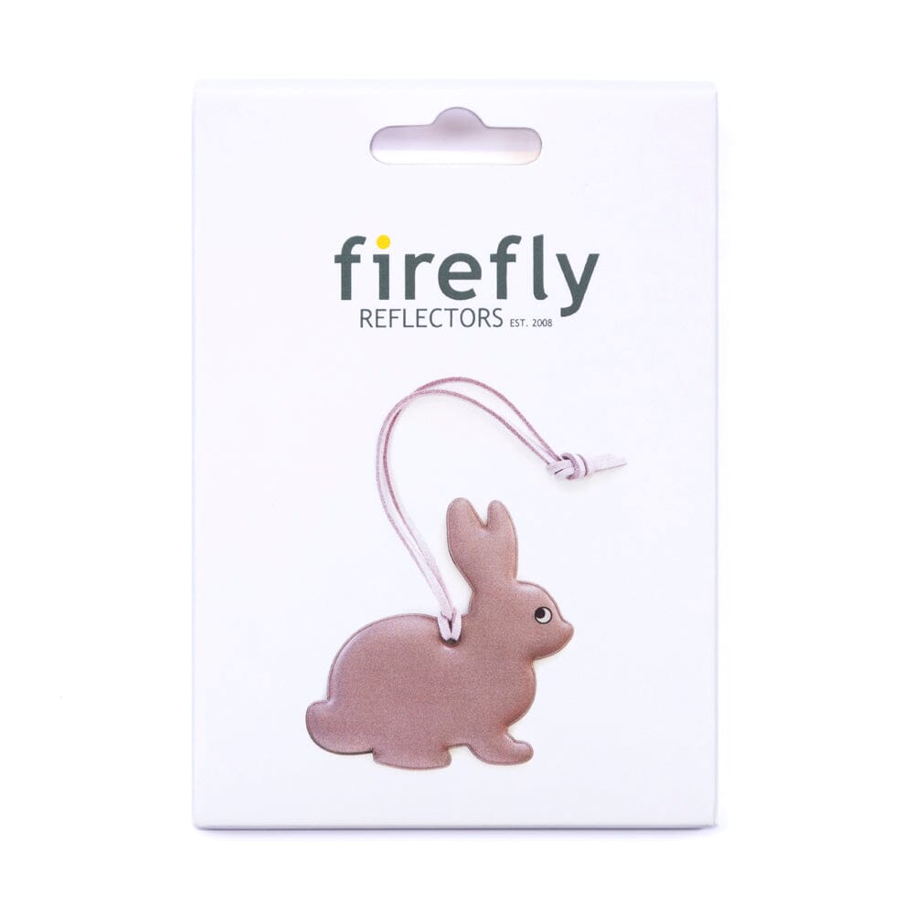 Reflektierender Anhänger Deluxe "Pink Bunny" Reflektor Firefly