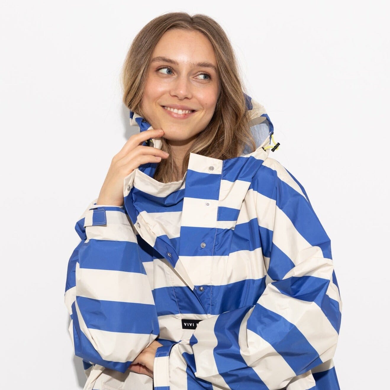 Regencape Poncho "Bold Stripes" Bekleidung & Accessoires Vivi Mari 