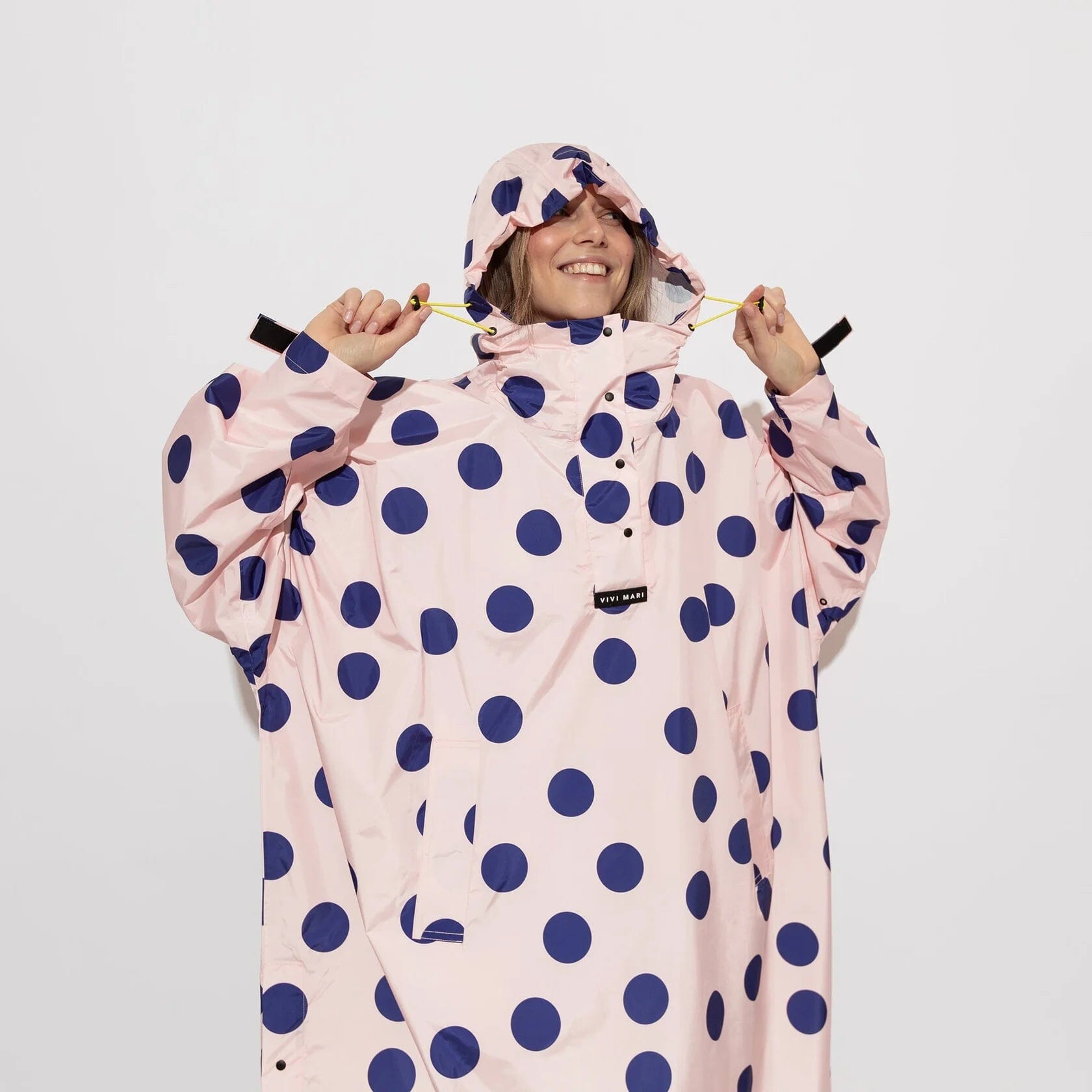 Regencape Poncho "Dots" Bekleidung & Accessoires Vivi Mari dots powder/blue