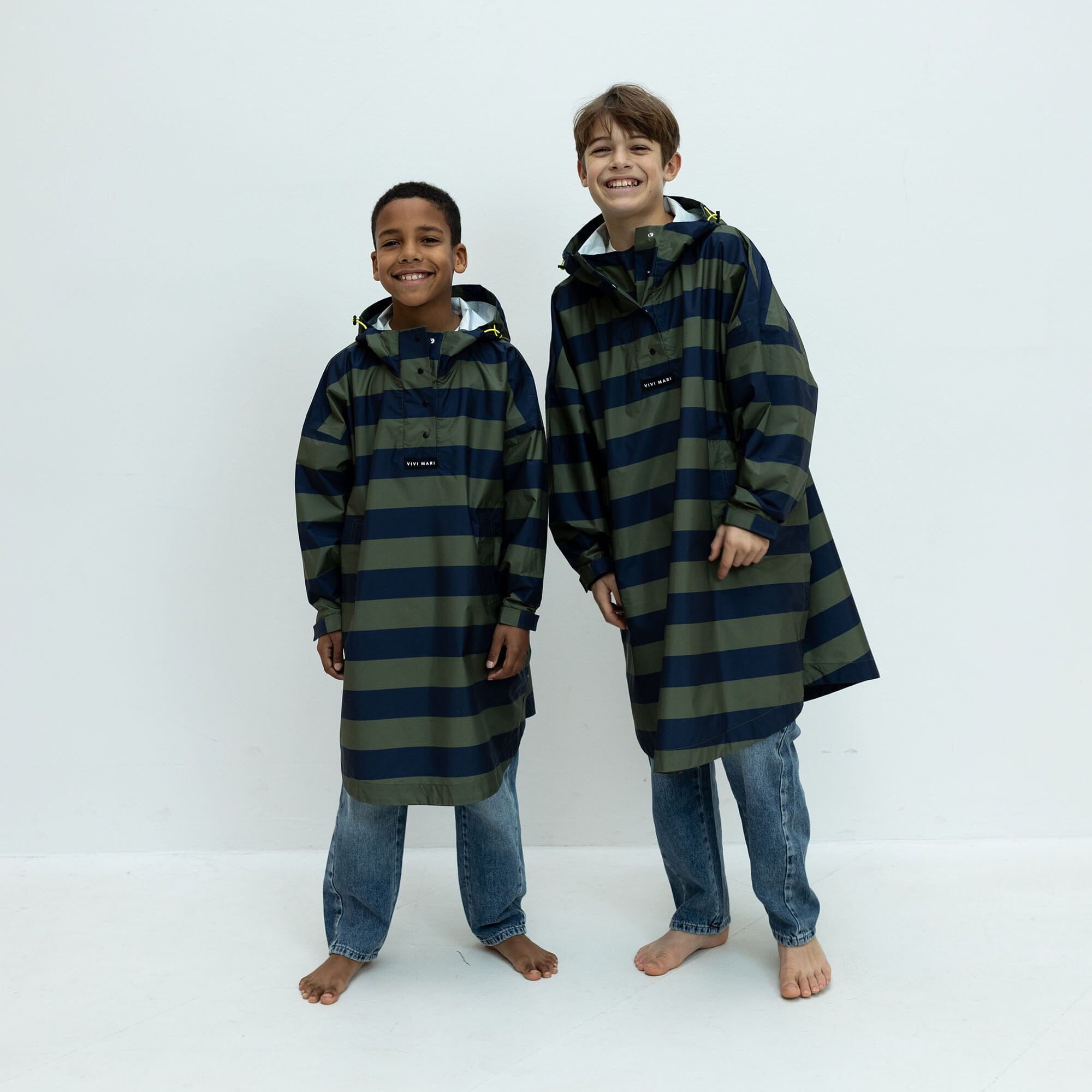 Regencape Poncho Kids "Stripes" Bekleidung & Accessoires Vivi Mari 