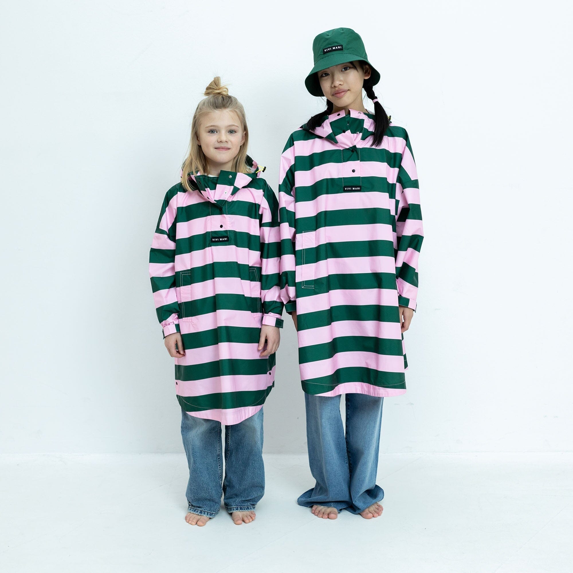 Regencape Poncho Kids "Stripes" Bekleidung & Accessoires Vivi Mari 