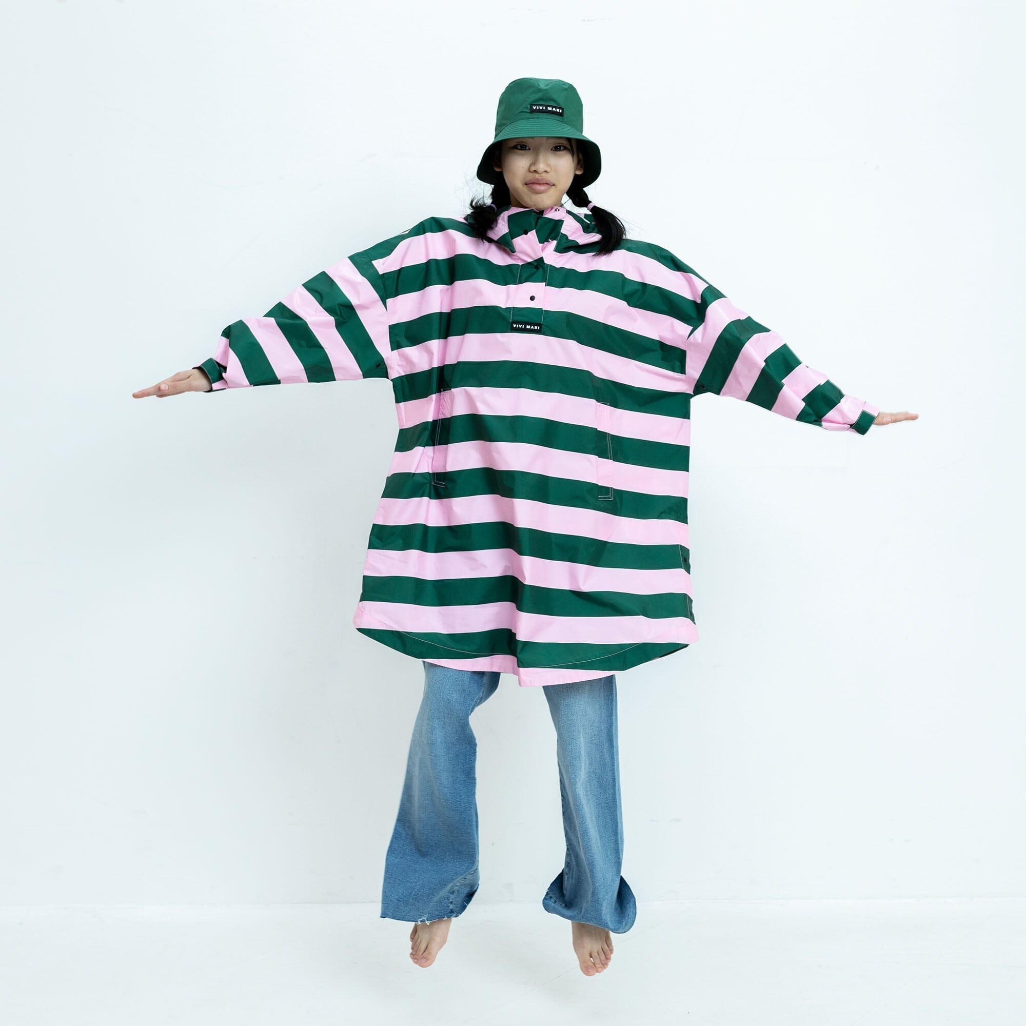 Regencape Poncho Kids "Stripes" Bekleidung & Accessoires Vivi Mari