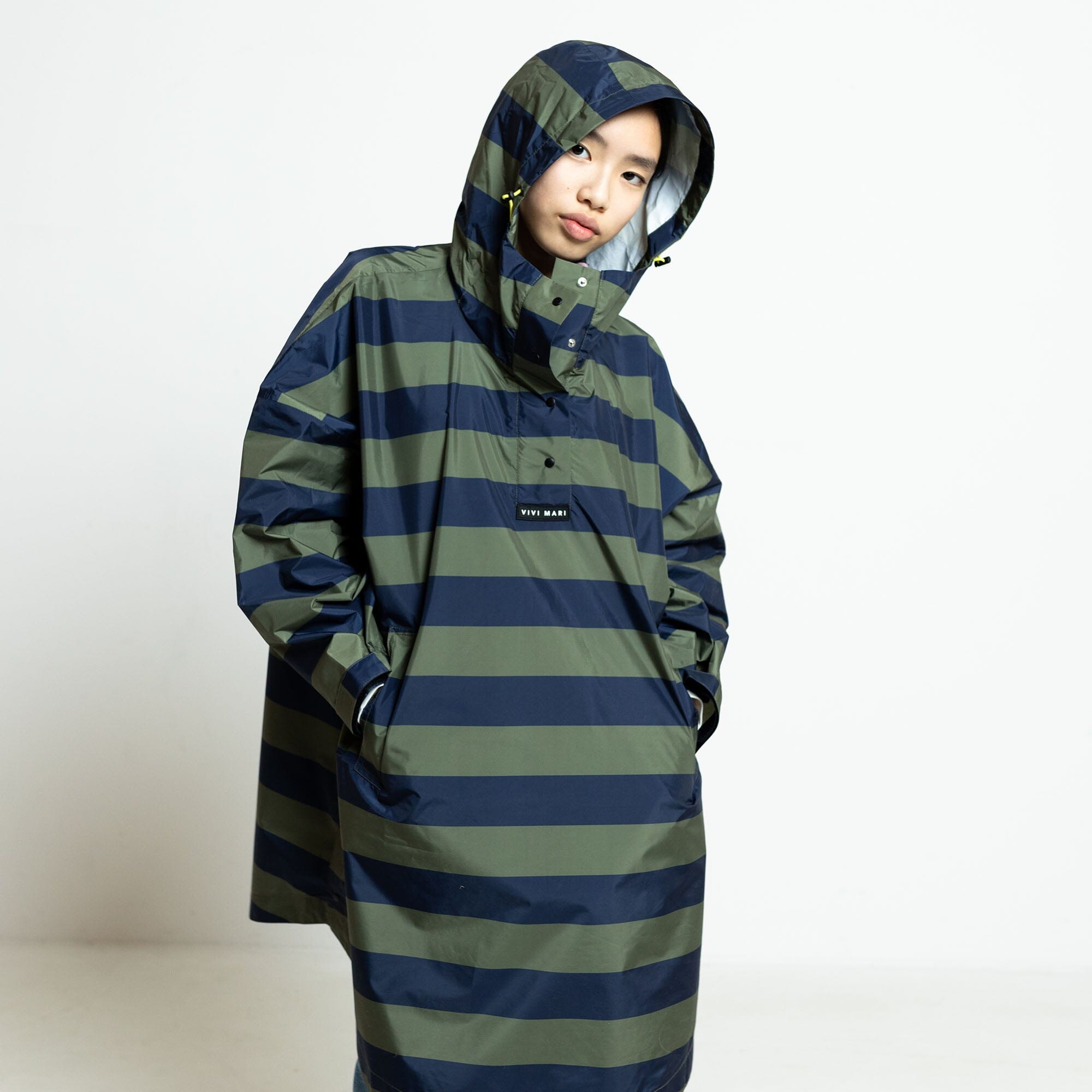 Regencape Poncho Kids "Stripes" Bekleidung & Accessoires Vivi Mari 