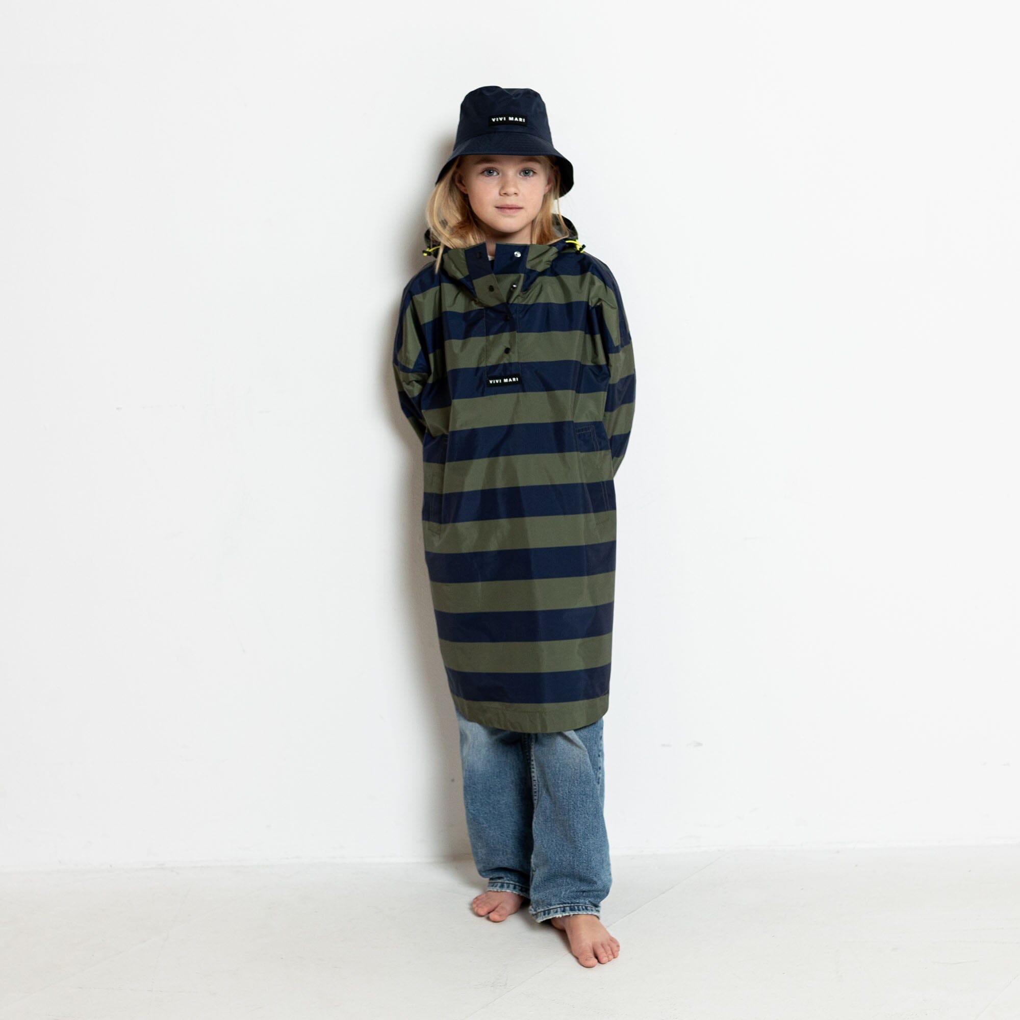 Regencape Poncho Kids "Stripes" Bekleidung & Accessoires Vivi Mari 
