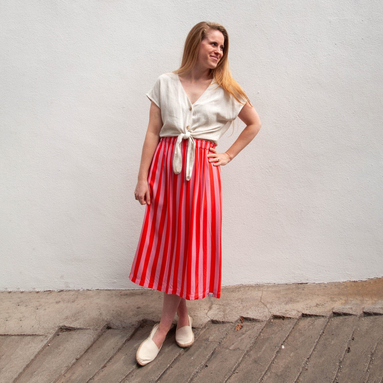 Rock Midi+ "Viskose" Rock Matsch mit Sahne