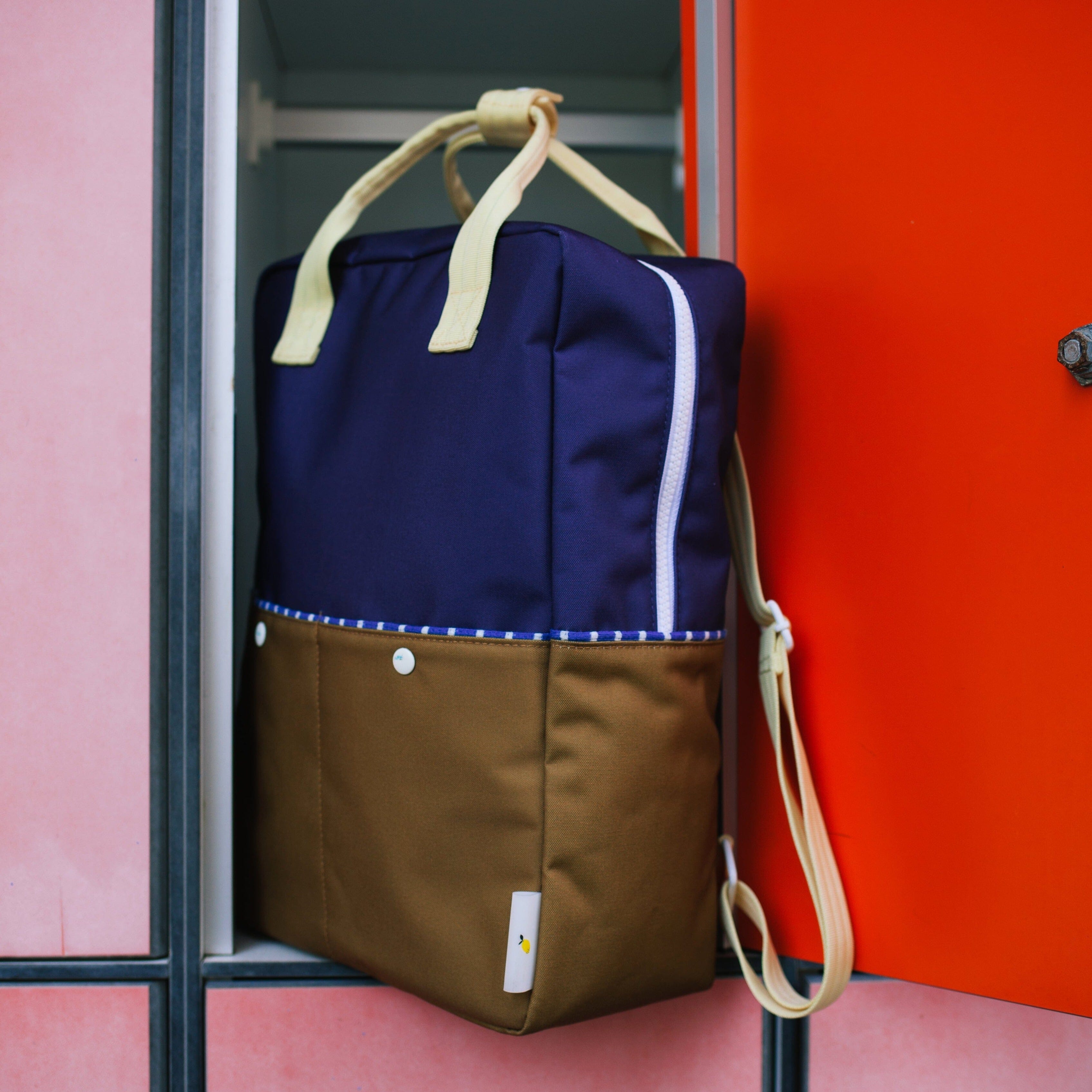 Rucksack für Große "better together - colorblocking" rucksack Sticky Lemon
