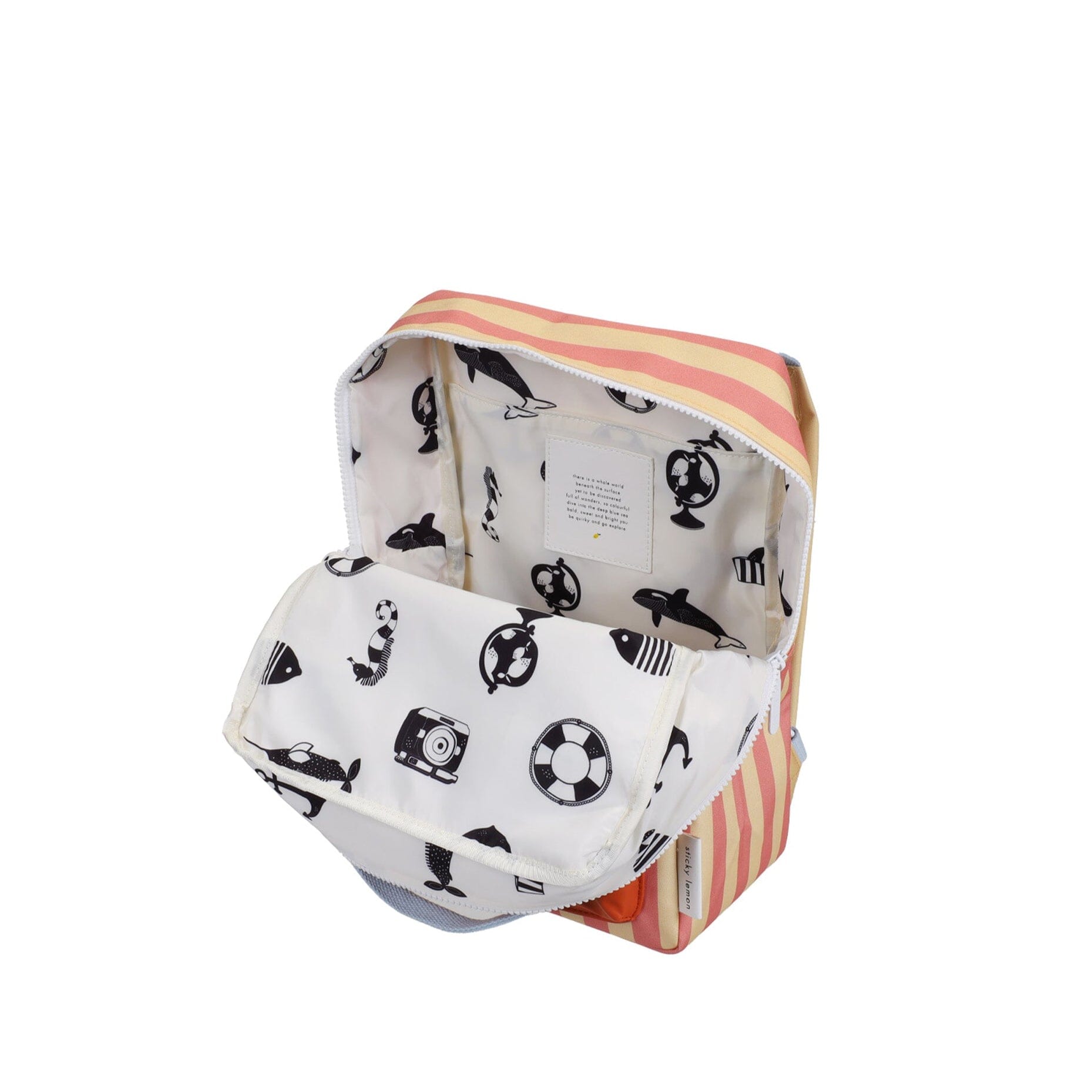 Rucksack medium "wonders of the deep sea-envelope" Rucksack Sticky Lemon