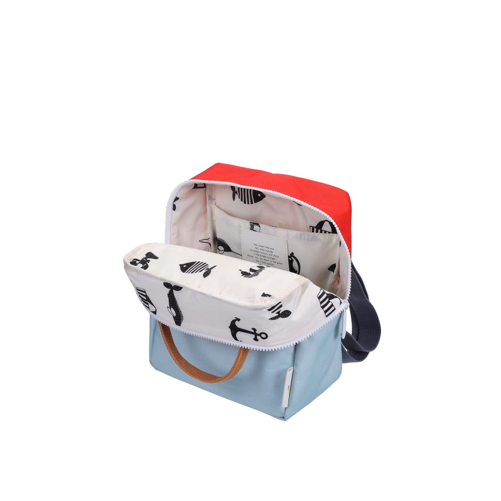 Rucksack small "wonders of the deep sea-colorblocking" Rucksack Sticky Lemon