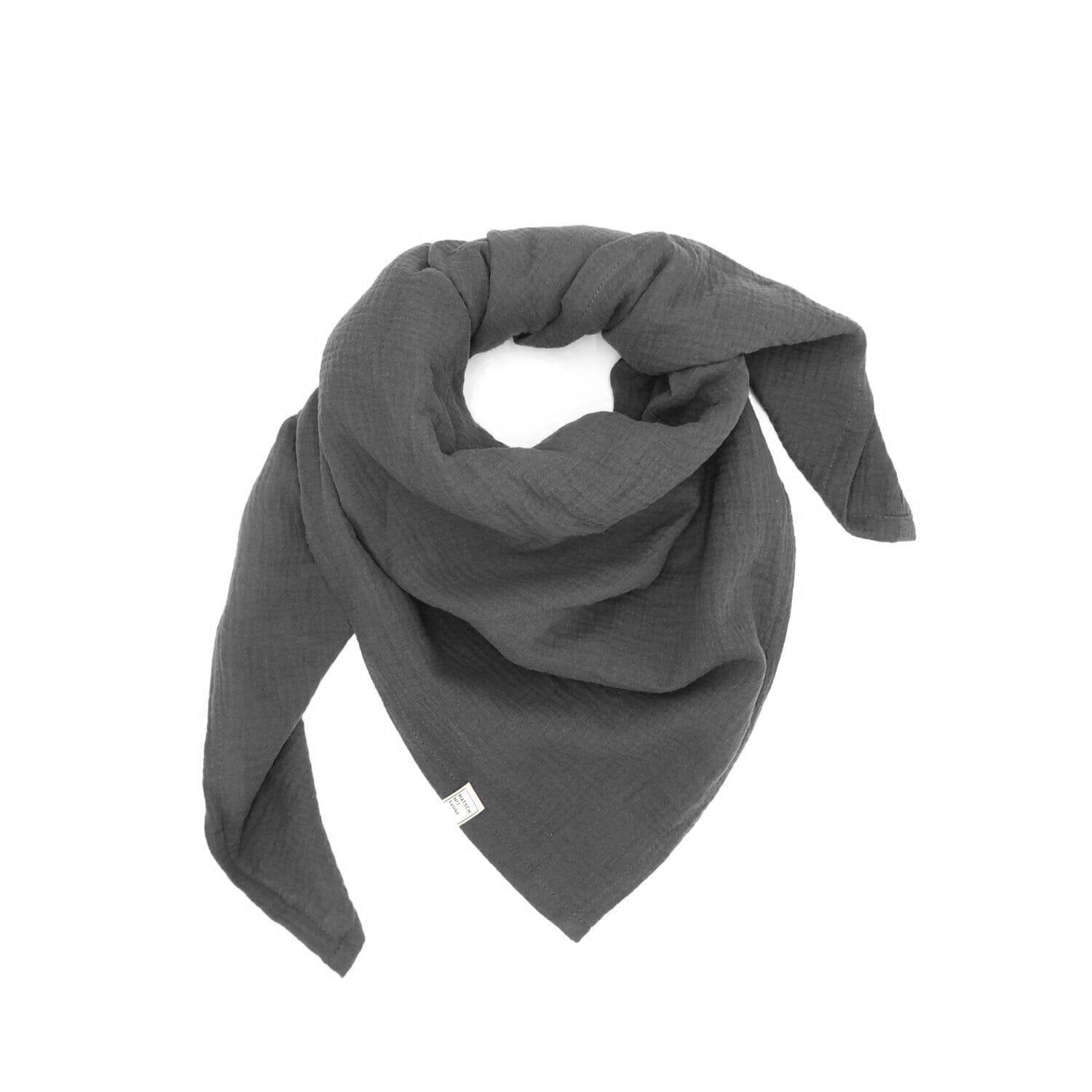 Schal Midi (110 x 110cm) Schal Midi Matsch mit Sahne Asche