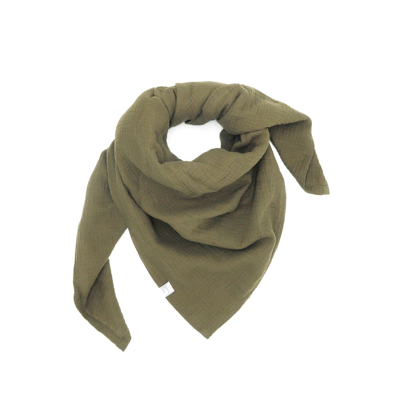 Schal Midi (110 x 110cm) Schal Midi Matsch mit Sahne Pale Olive