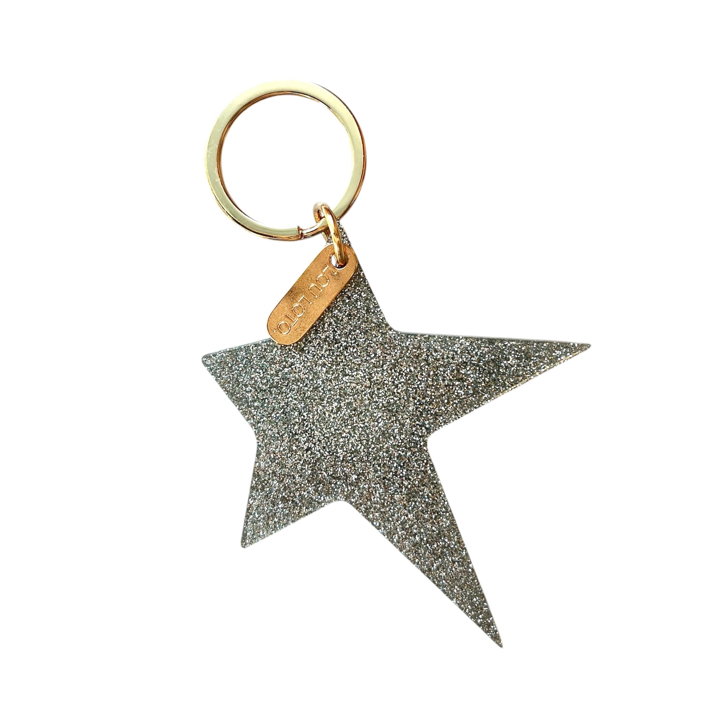 Schlüsselanhänger "Glitzerstern" Schlüsselanhänger LOU LOTO
