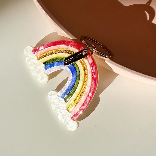 Schlüsselanhänger "Regenbogen" Schlüsselanhänger LOU LOTO