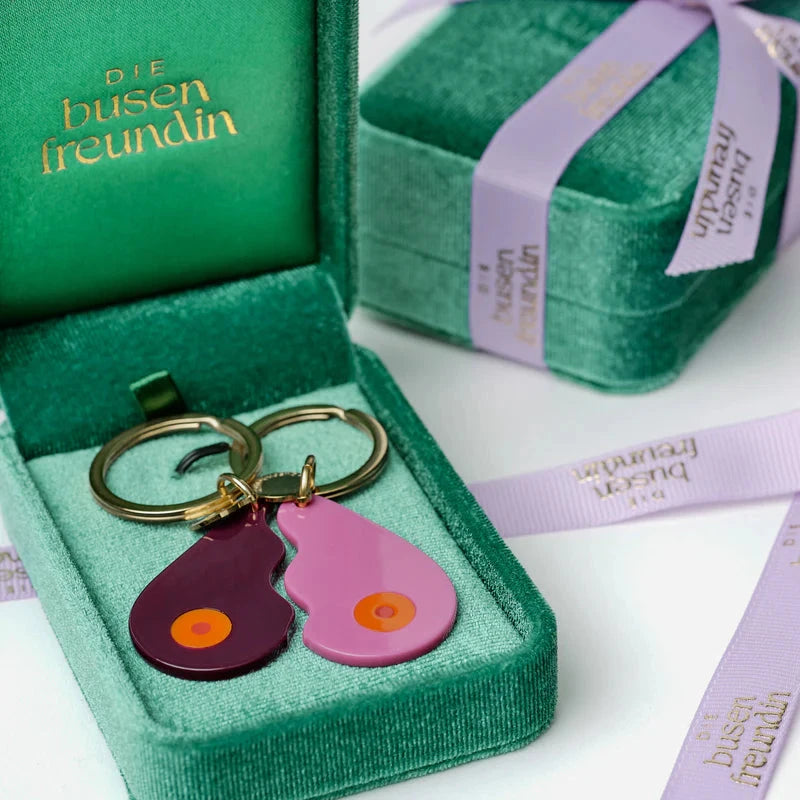 Schlüsselanhänger Set "Busenfreundin" Schlüsselanhänger die busenfreundin Lilac