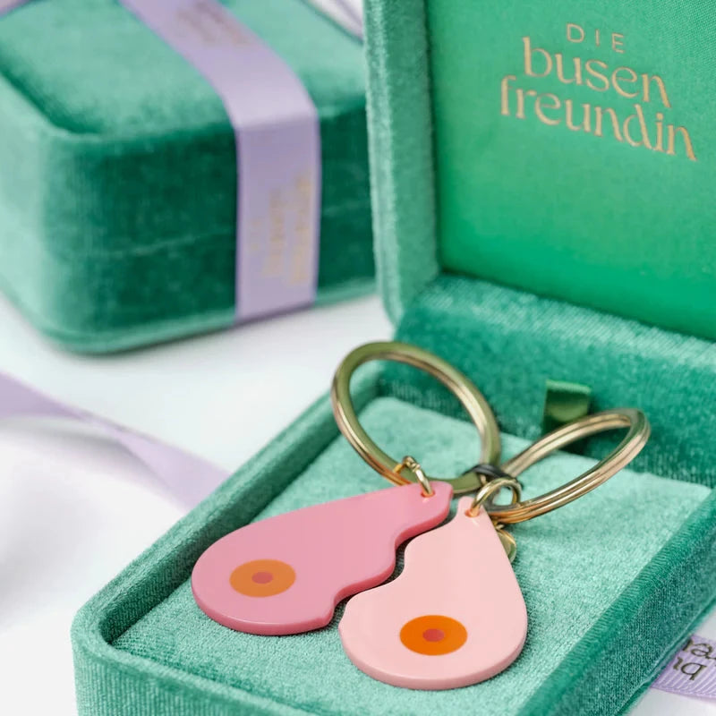 Schlüsselanhänger Set "Busenfreundin" Schlüsselanhänger die busenfreundin Pinky