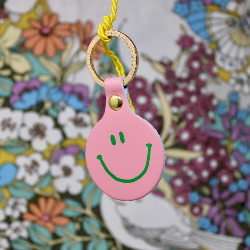 Schlüsselanhänger "Smiley" Schlüsselanhänger Ark Colour Design Rosa