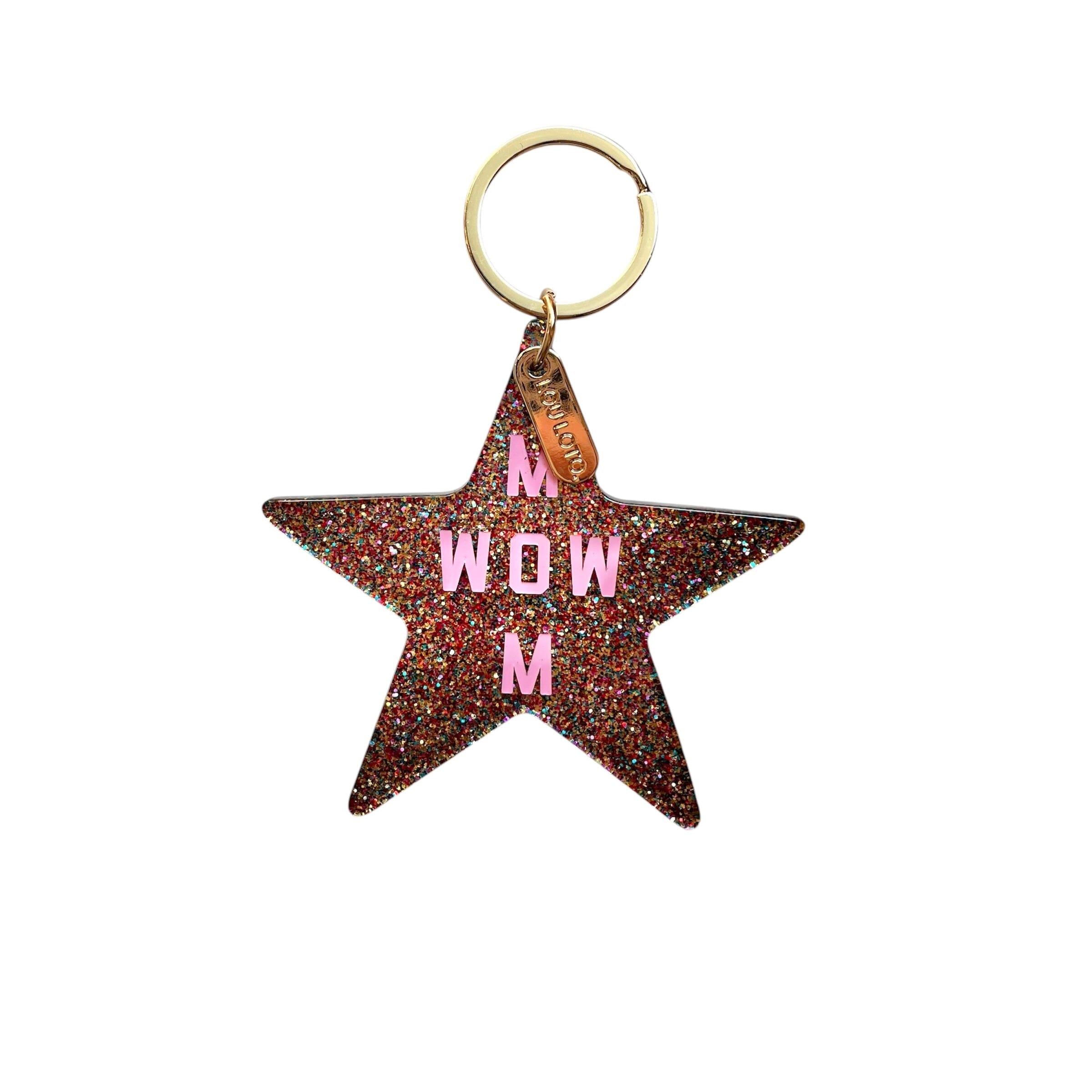 Schlüsselanhänger "WOW MOM" Schlüsselanhänger LOU LOTO