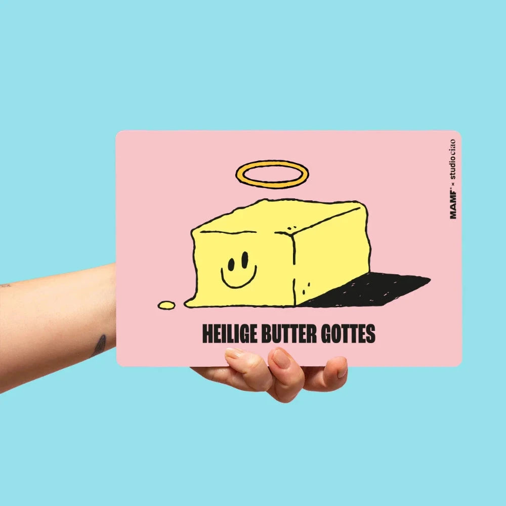 Schneidebrettchen "Heilige Butter Gottes" x Studio Ciao Schneidebrettchen MAMF® Club