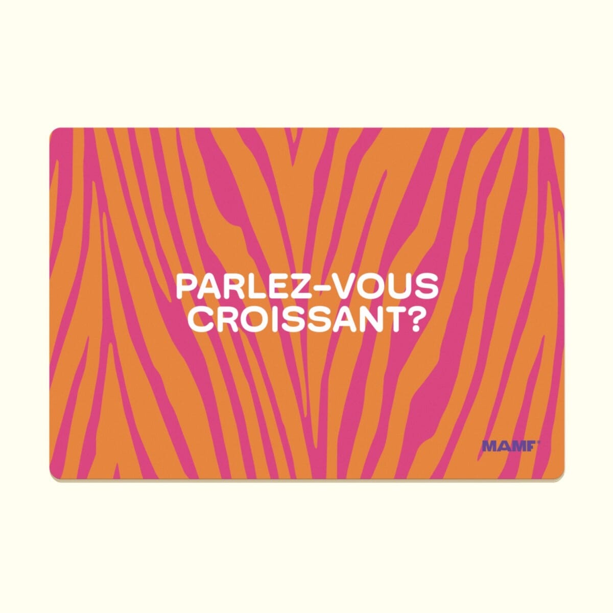 Schneidebrettchen "Parlez-Vous Croissant" Schneidebrettchen MAMF® Club