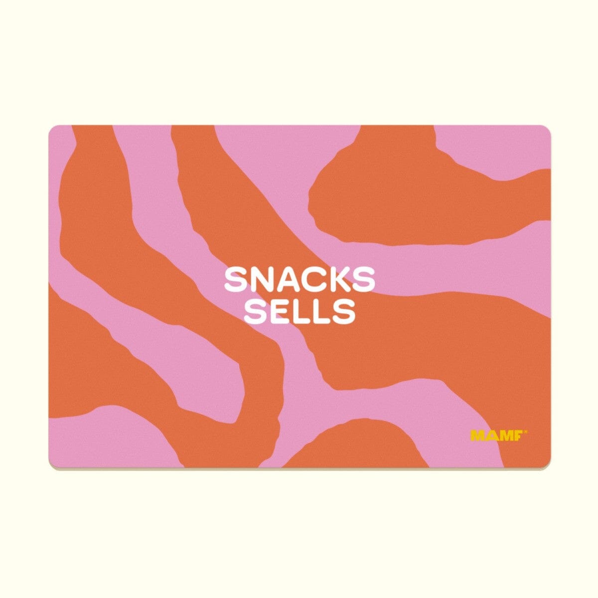 Schneidebrettchen "Snacks Sells" Schneidebrettchen MAMF® Club
