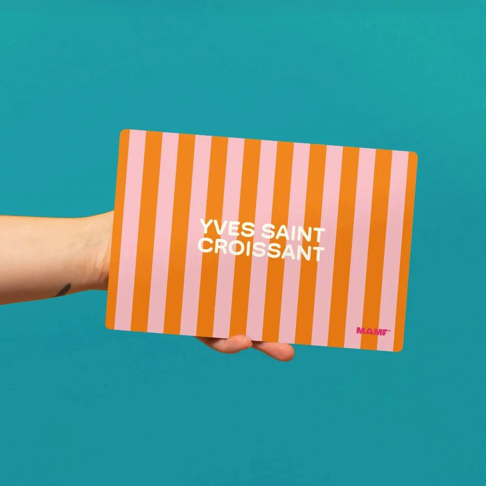 Schneidebrettchen "Yves Saint Croissant" Schneidebrettchen MAMF® Club