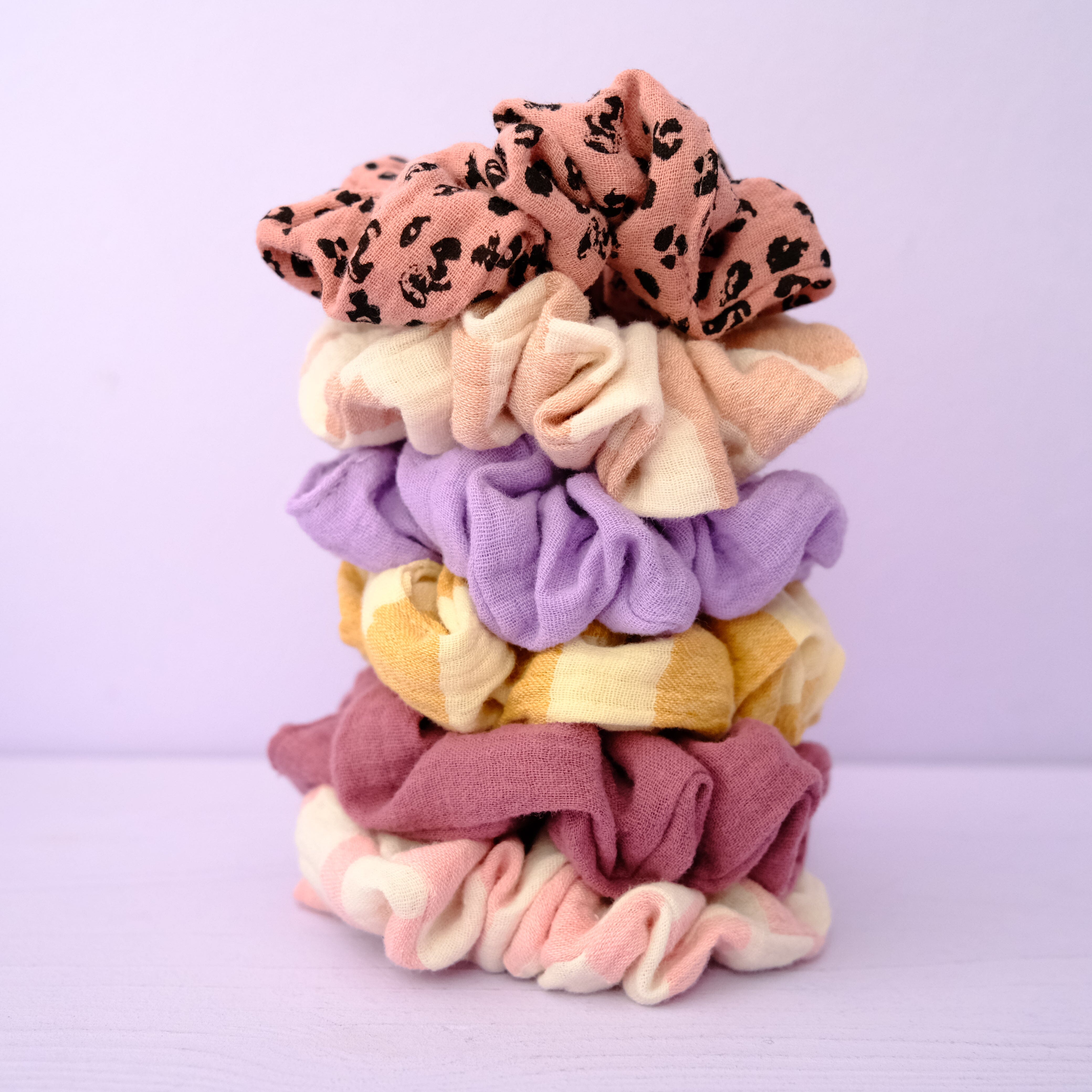 Scrunchie Maxi Scrunchies Matsch mit Sahne