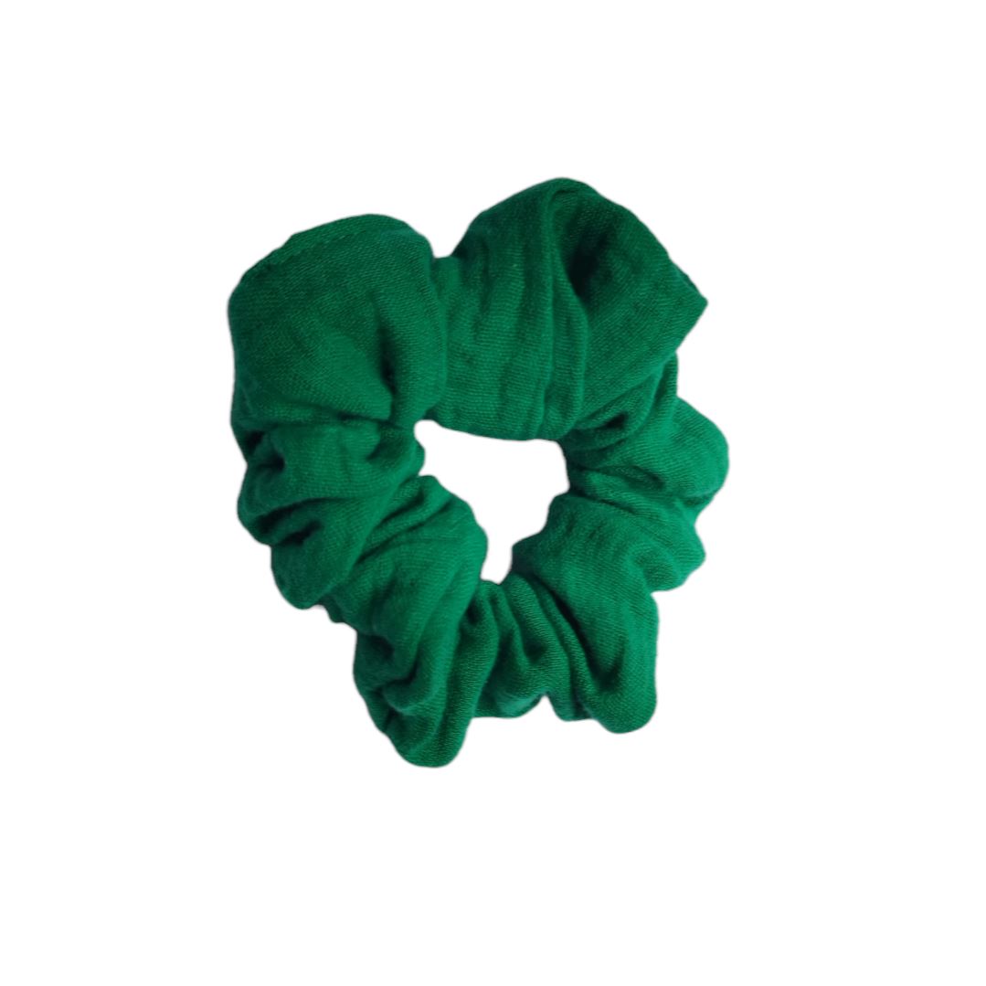 Scrunchie Maxi Scrunchies Matsch mit Sahne Smaragd