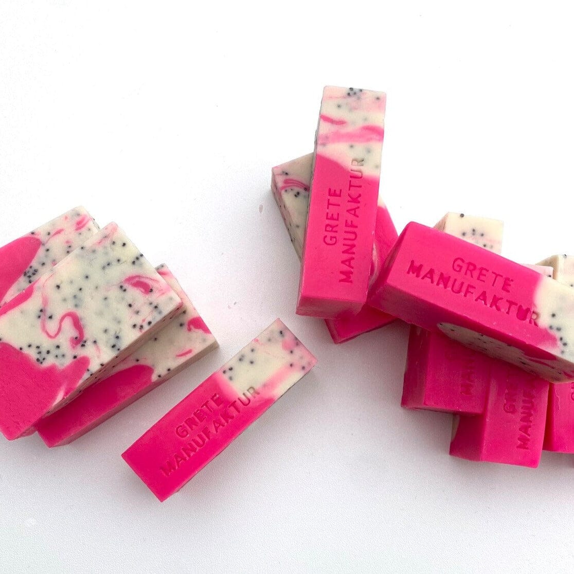 Seife "Saskia - Mandarine & Neonpink" Kosmetik Grete Manufaktur