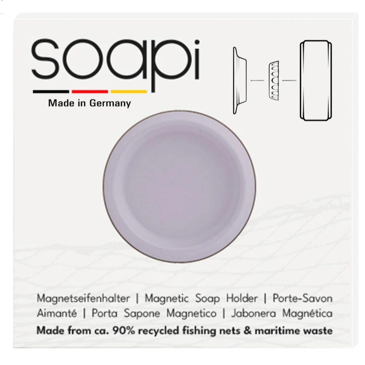 Seifenhalter "magnetisch" soapi Lavendel