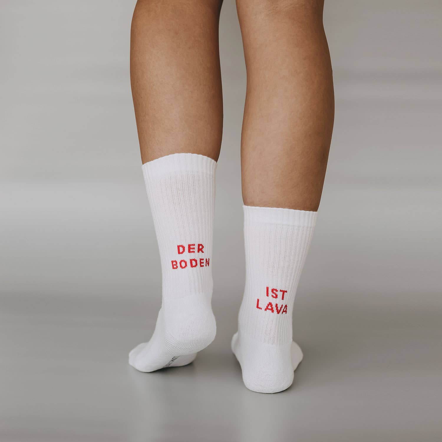 Socken "Der Boden ist Lava" Eulenschnitt 35-38