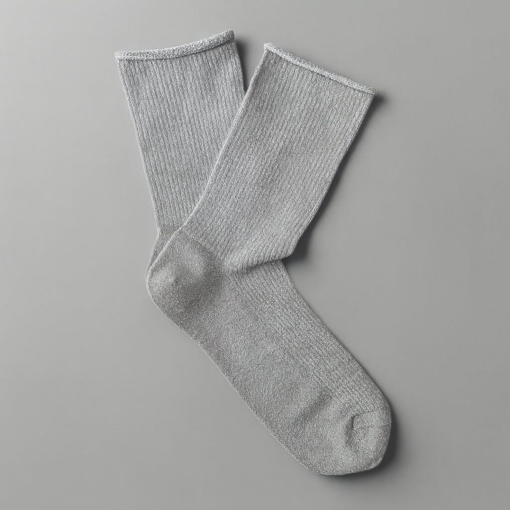 Socken "Glitzer" Socken KLUE Silber
